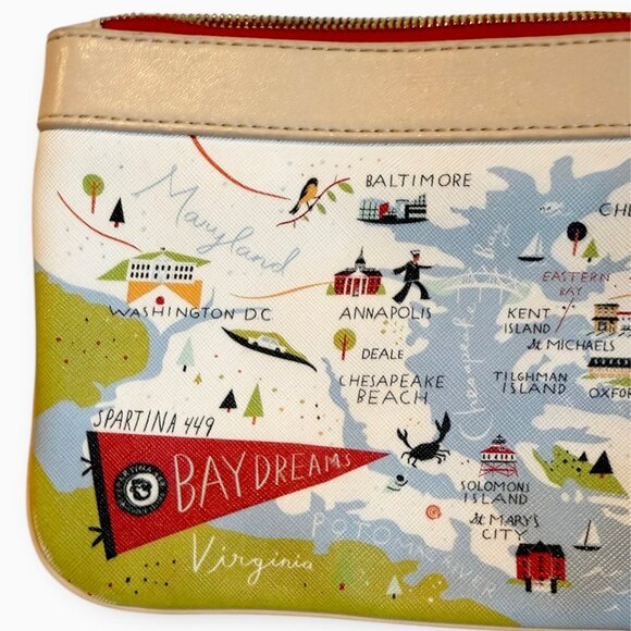 Spartina 449 Bay Dreams Zip Wristlet - Picture 5 of 9